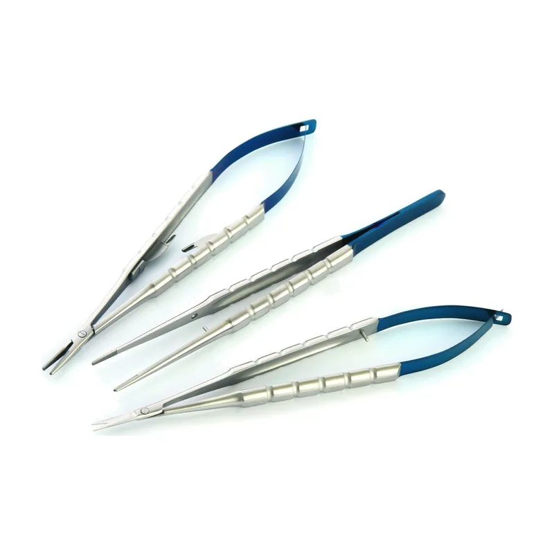 3pcs Castroviejo Set 16cm Blue