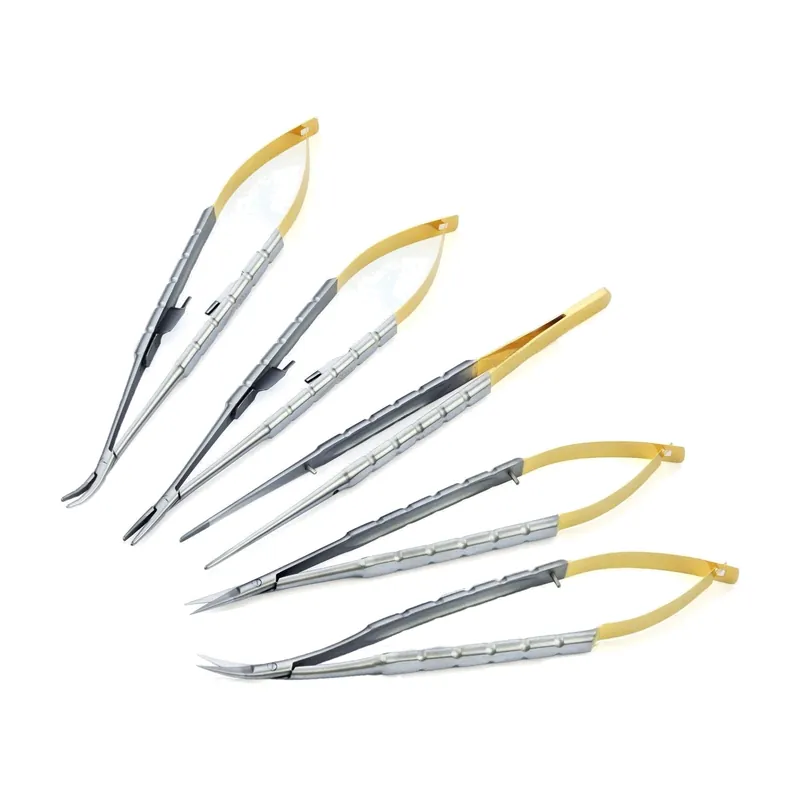 Dory 5pcs Castroviejo set 21cm Gold
