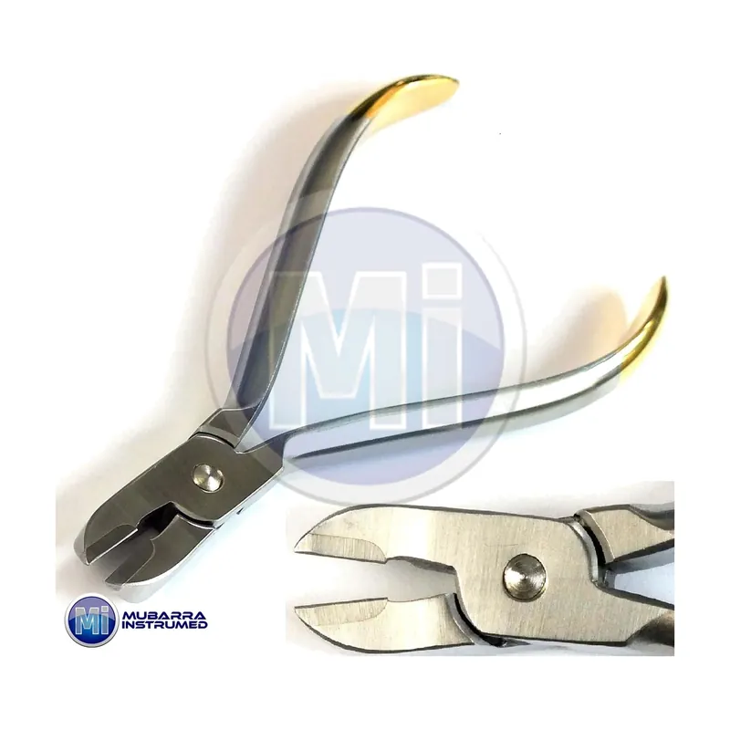 TC Soft Wire Cutter Short Handle Gold