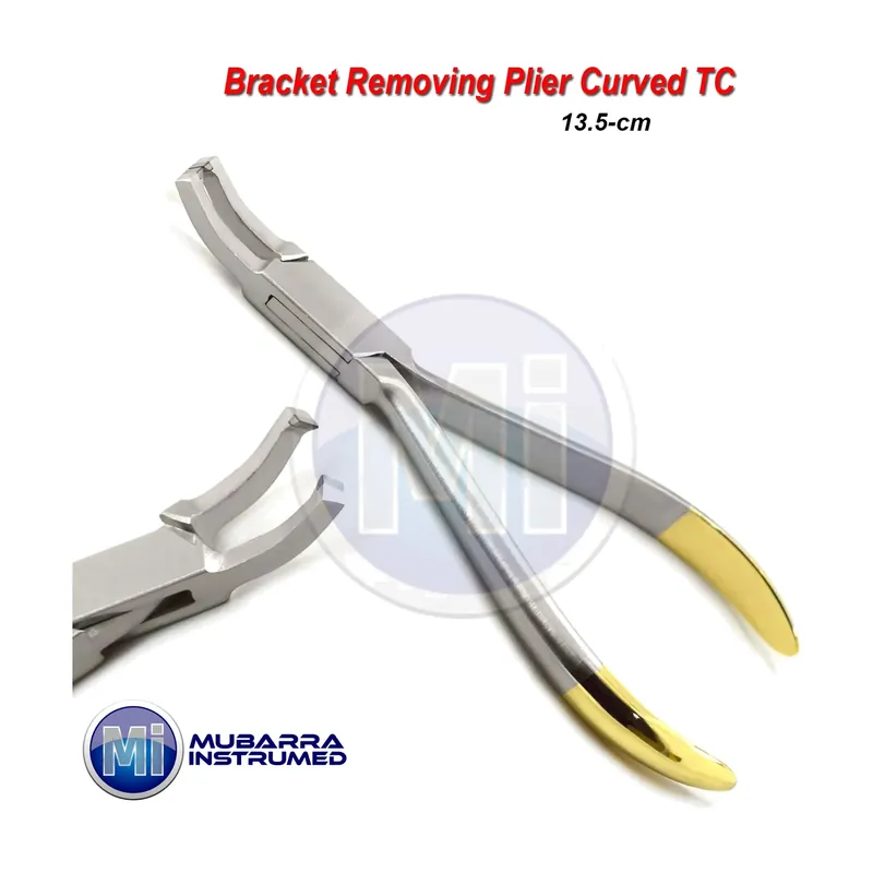 TC Bracket Removing Plier Curved Gold