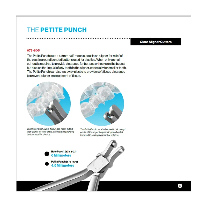 Petite Punch Clear Aligner Cutter