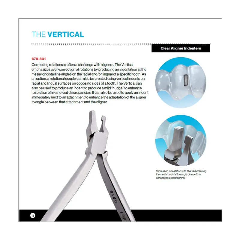 Vertical Clear Aligner Plier