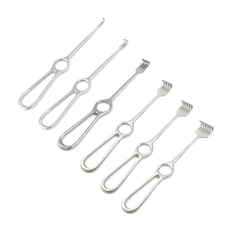 6pcs Volkmann Retractor Set Blunt
