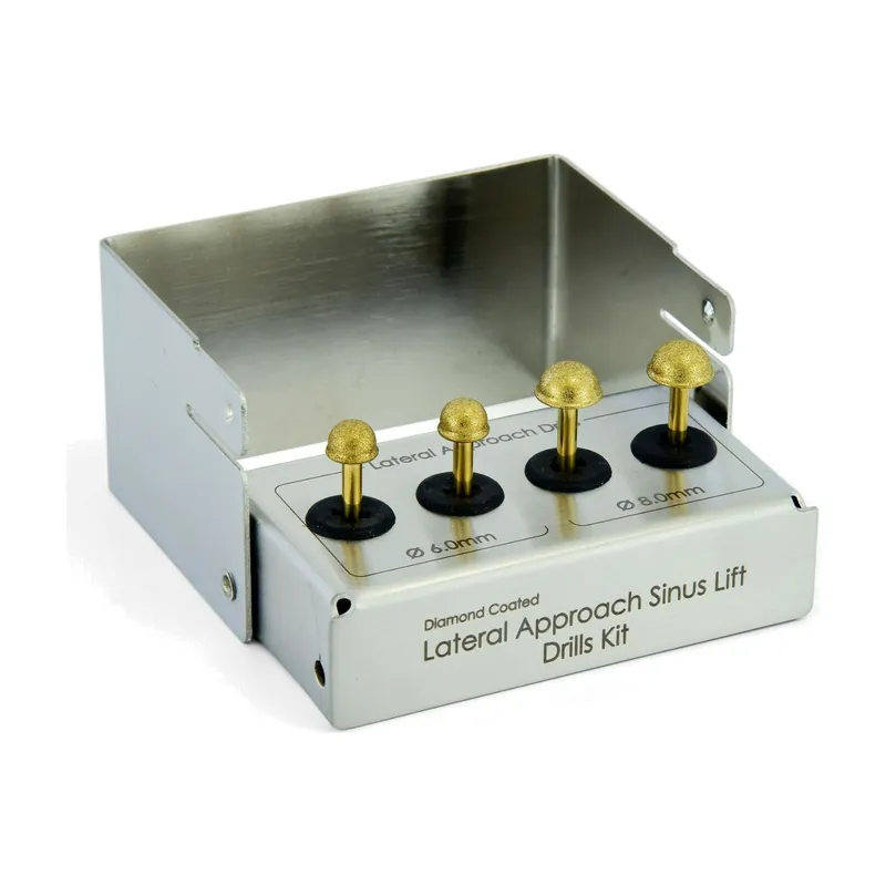 4pcs Diamond Lateral Approach Set with Bur Holder