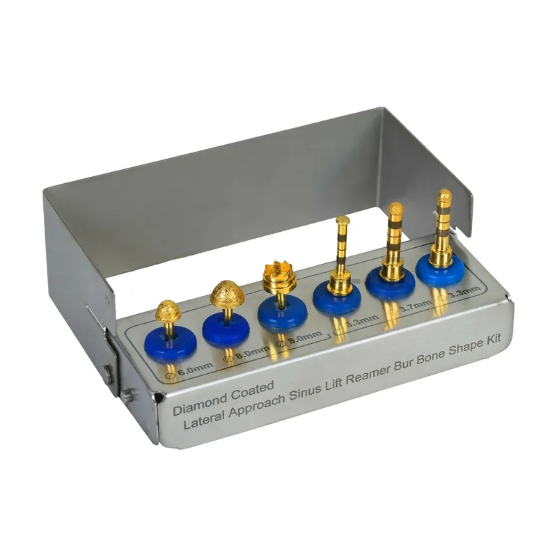 6pcs Diamond Lateral Approach Set With Holder