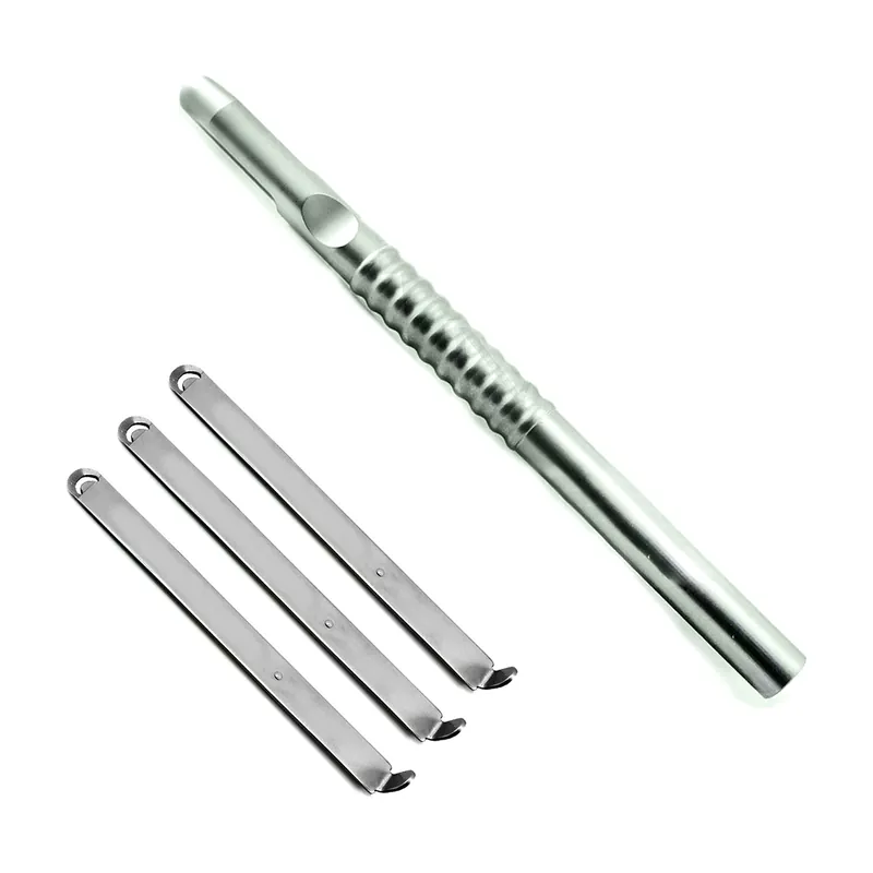 Straight Bone Scraper With 3 Blades