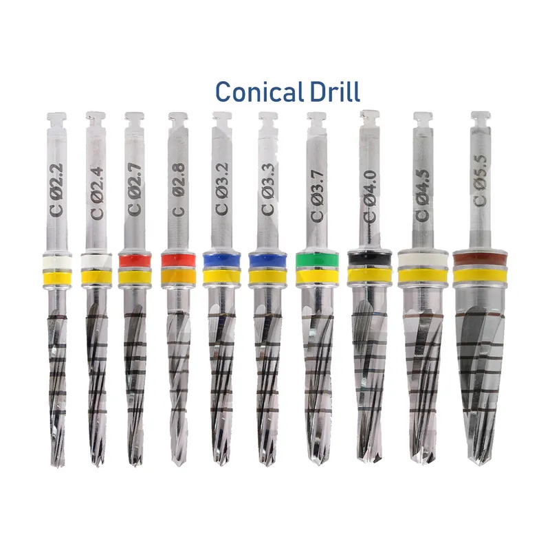 10pcs Conical Drill Set