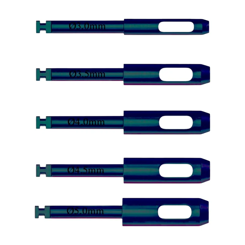 5pcs Black Tissue Punch Set
