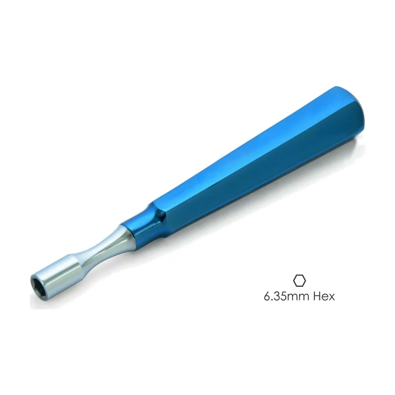 Hand Key Adapter 6.35m Blue Long Handle