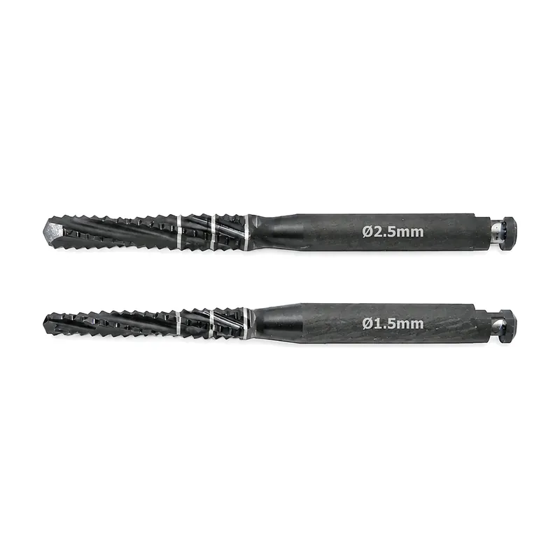 2pcs Lindemann Drill Ø1.5mm & Ø2.5mm