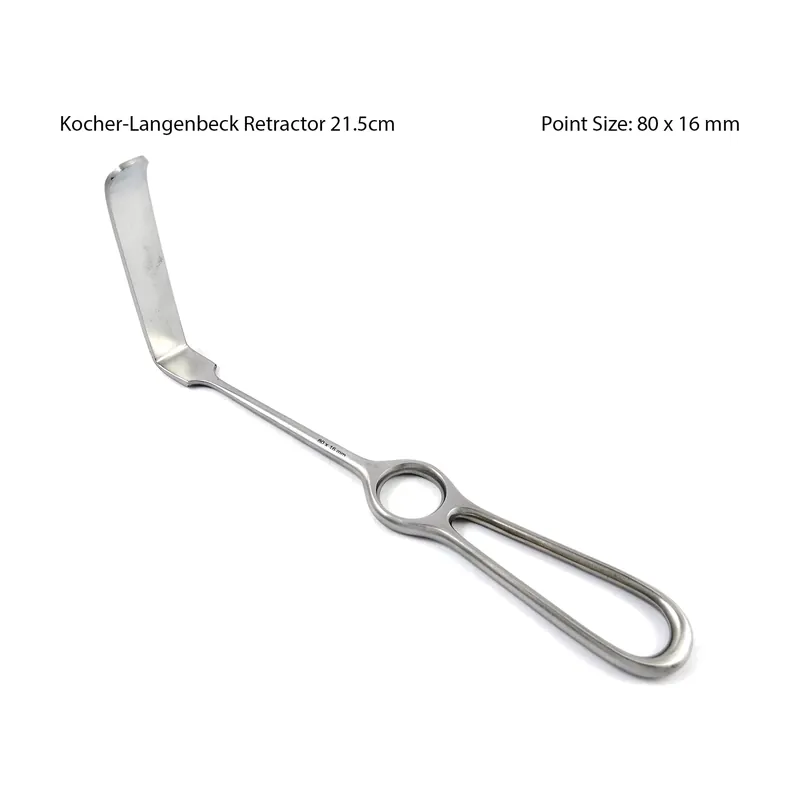 Retractor Kocher 2pcs 80 mm x 16 mm